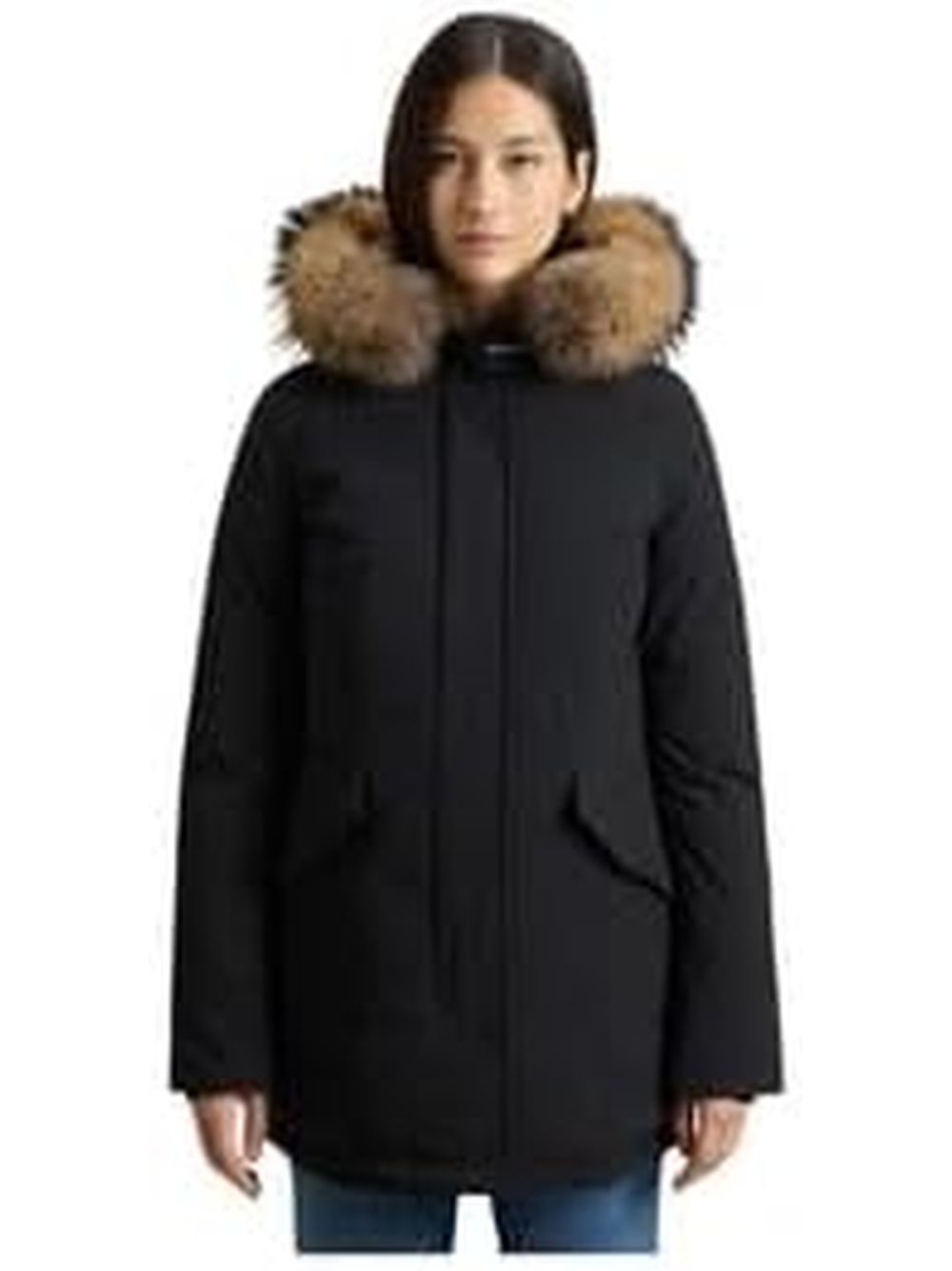 Giubbotto Woolrich LUXURY ARCTIC RACCOON PARKA Donna - Nero