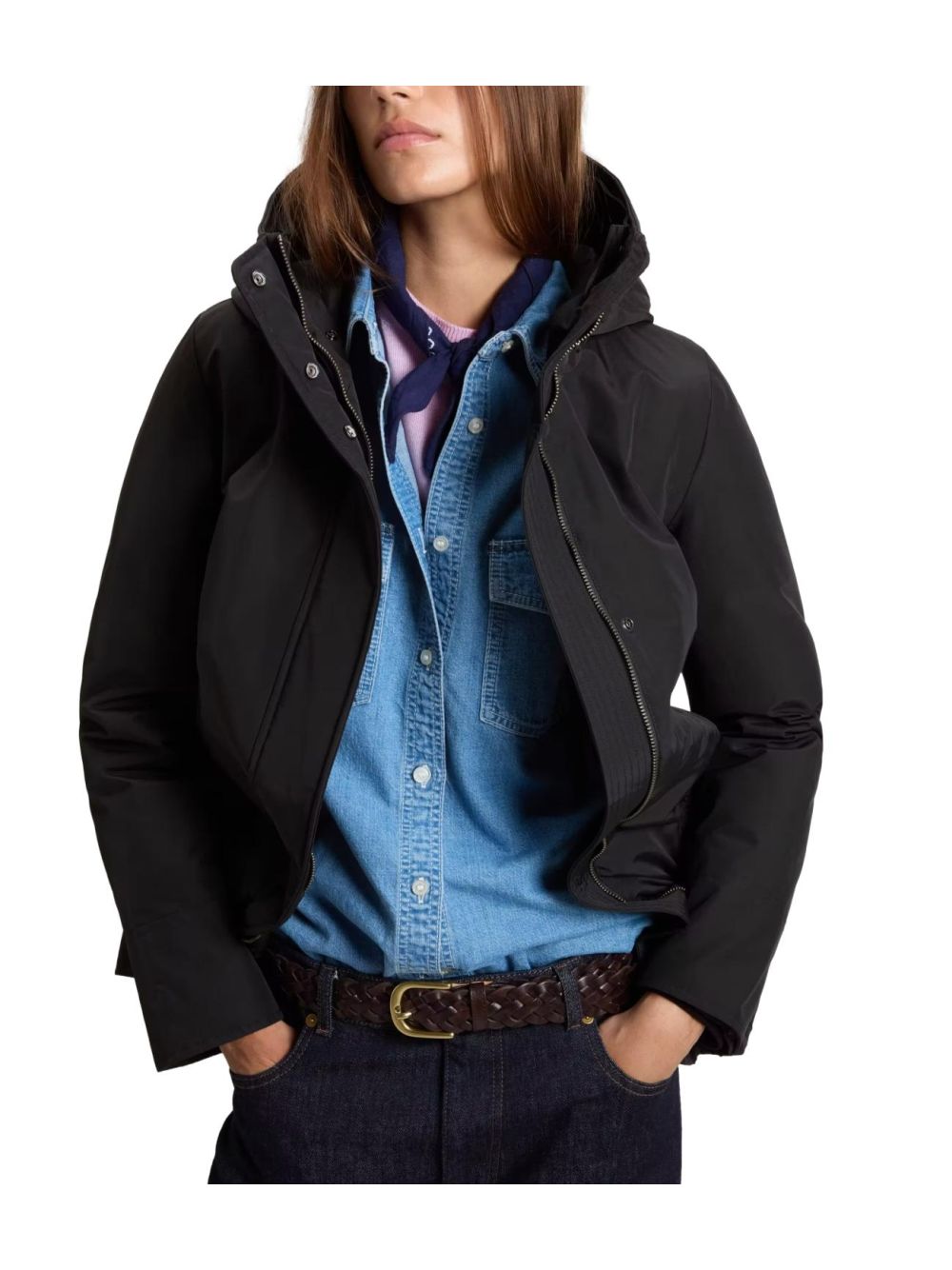 Giubbotto Woolrich BOULDER FAUX FUR PARKA Donna - Nero