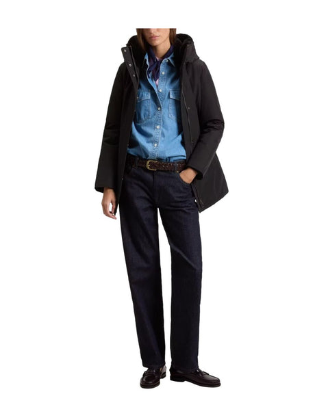 Giubbotto Woolrich BOULDER FAUX FUR PARKA Donna - Nero