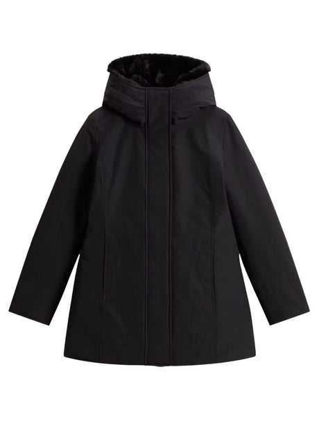 Giubbotto Woolrich BOULDER FAUX FUR PARKA Donna - Nero