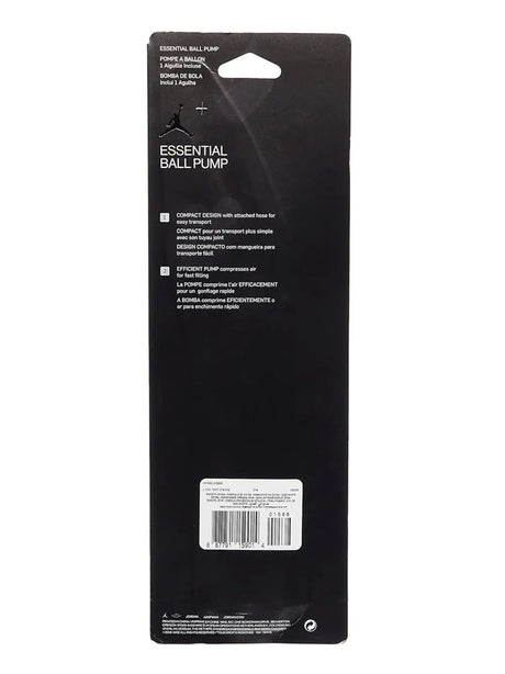 Accessori Sportivi Nike Unisex Jor Essential Ball Pump Nero Nike  Angolo dello Sport