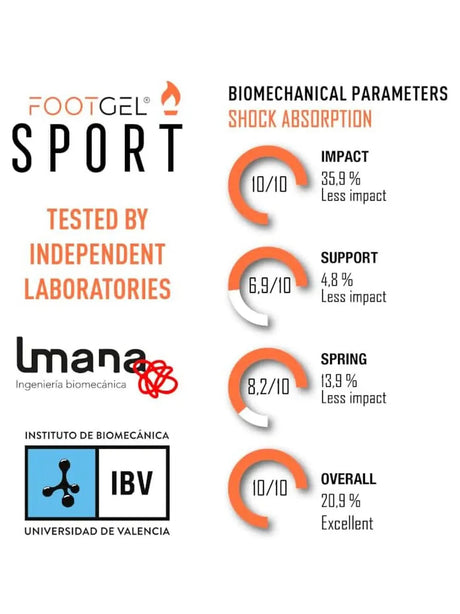 Accessorio Sportivo Footgel Unisex - Arancione