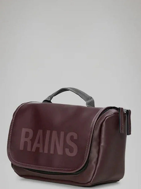 Beauty Case Rains Texel Wash Bag Unisex - Bordeaux