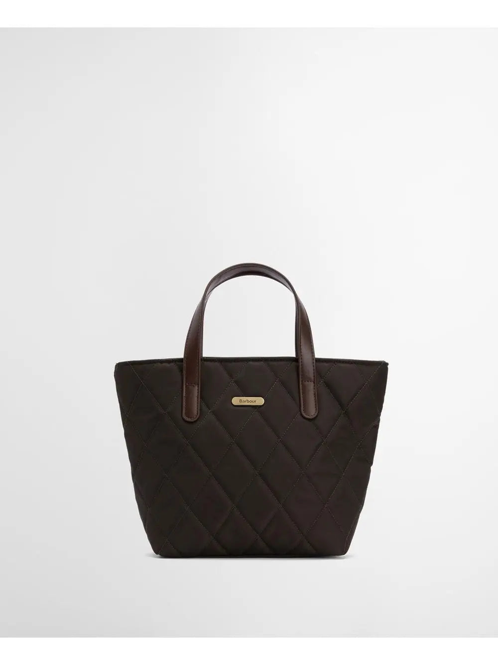 Borsa Barbour mini quilted tote Donna - Oliva