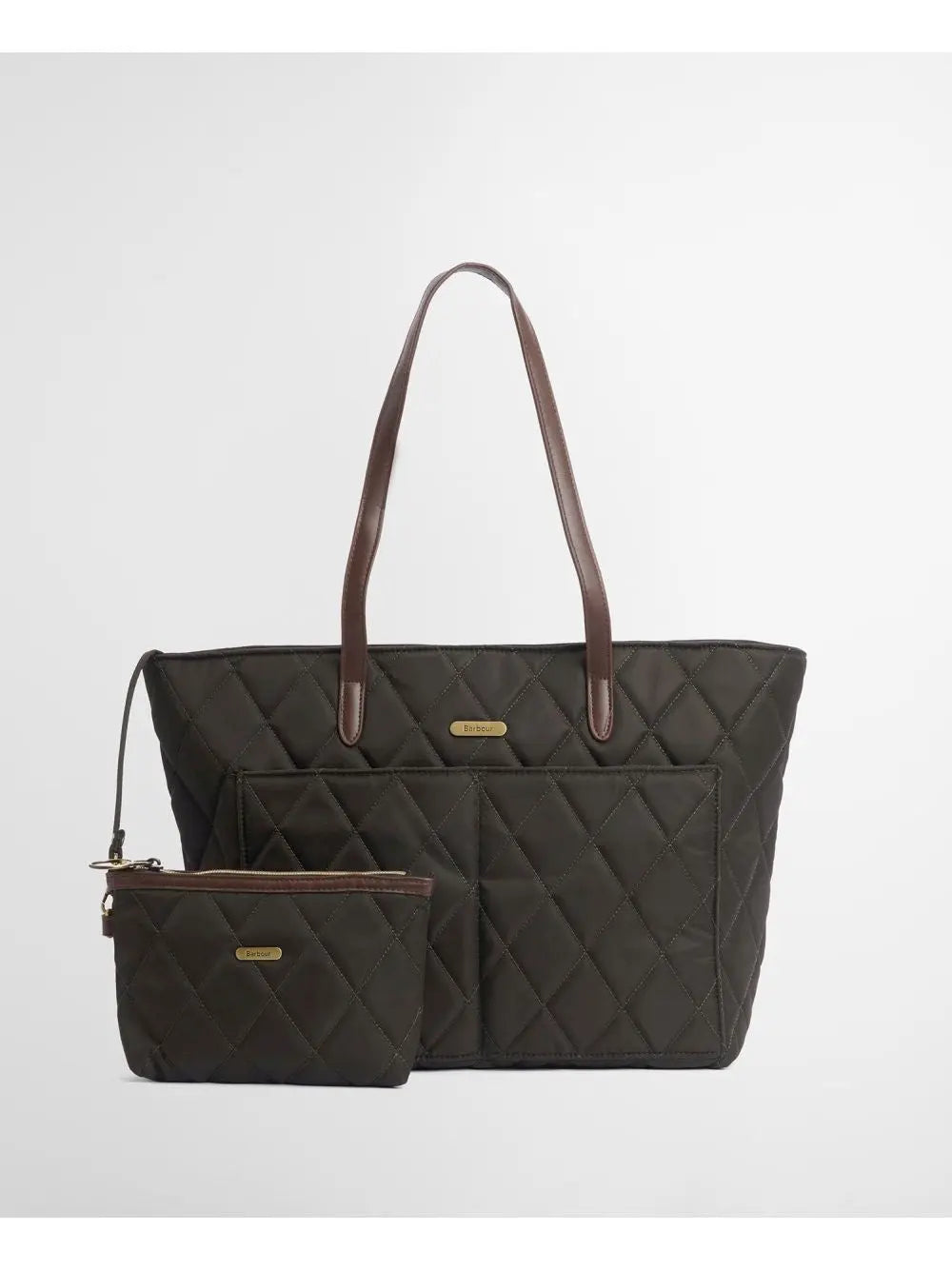Borsa Barbour quilted tote Donna - Oliva