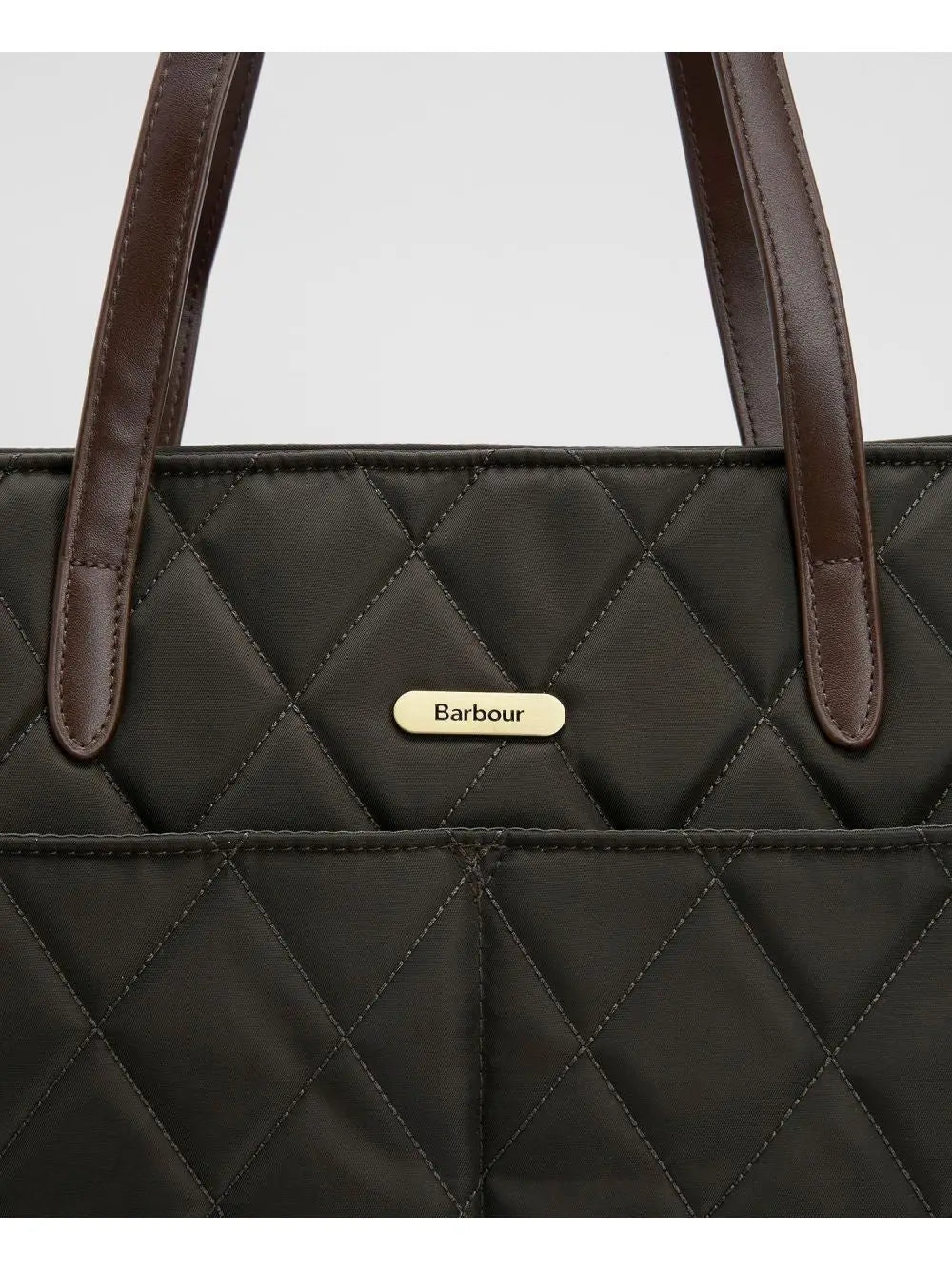 Borsa Barbour quilted tote Donna - Oliva