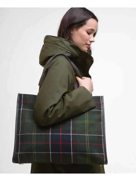 Borsa Barbour turnberry tartan tote Donna - Multicolore