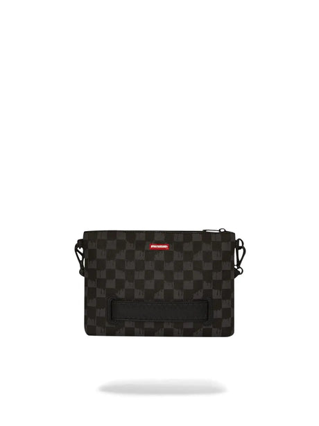 Borsa Pochette Sprayground Dripping Sharks In Paris Crossover Clutch Uomo - Nero