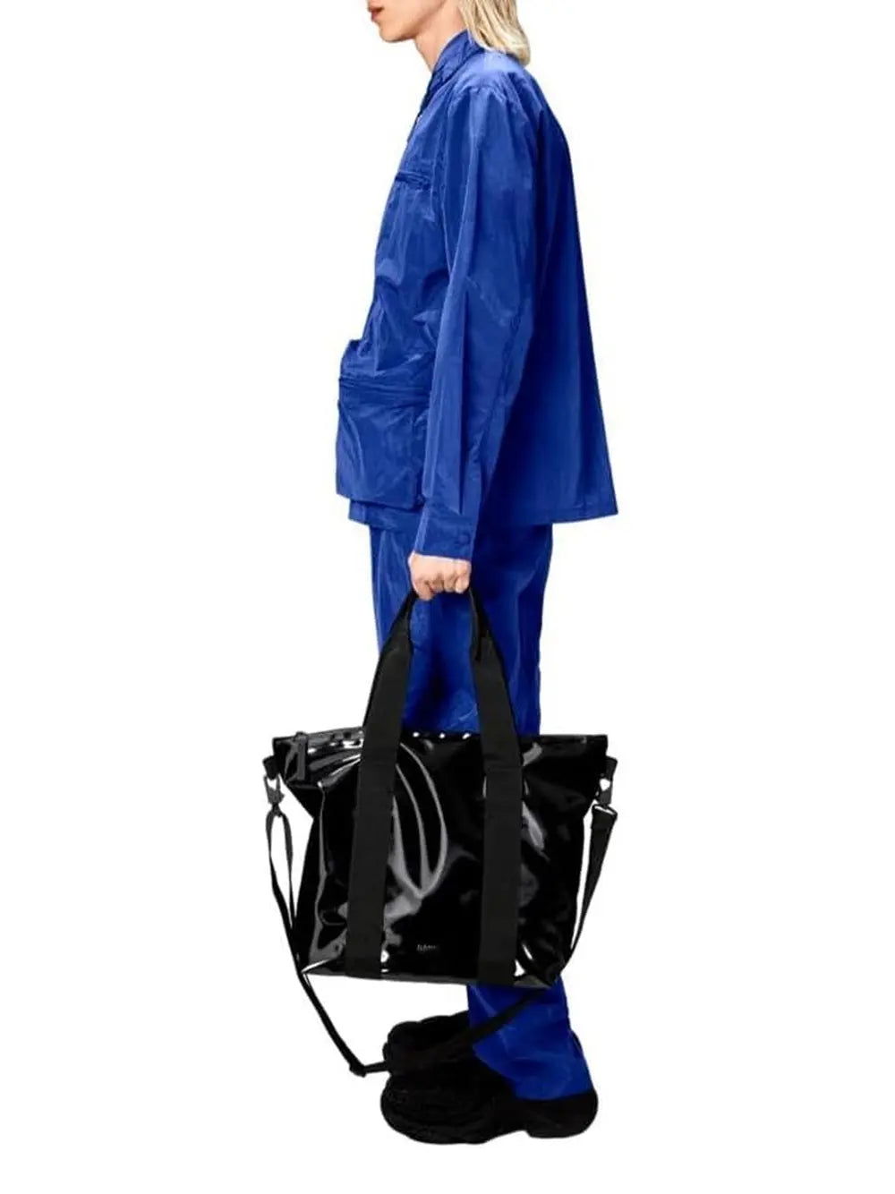 Borsa Rains Unisex Tote Mini Verde Rains  Angolo dello Sport