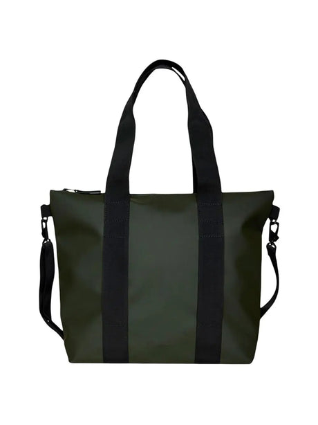 Borsa Rains Unisex Tote Mini Verde Rains  Angolo dello Sport