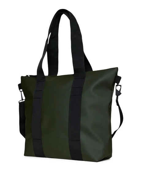 Borsa Rains Unisex Tote Mini Verde Rains  Angolo dello Sport