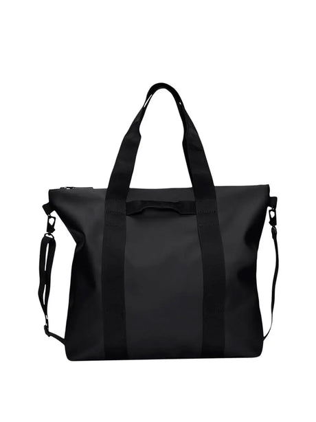 Borsa Rains Unisex Tote Nero Rains  Angolo dello Sport