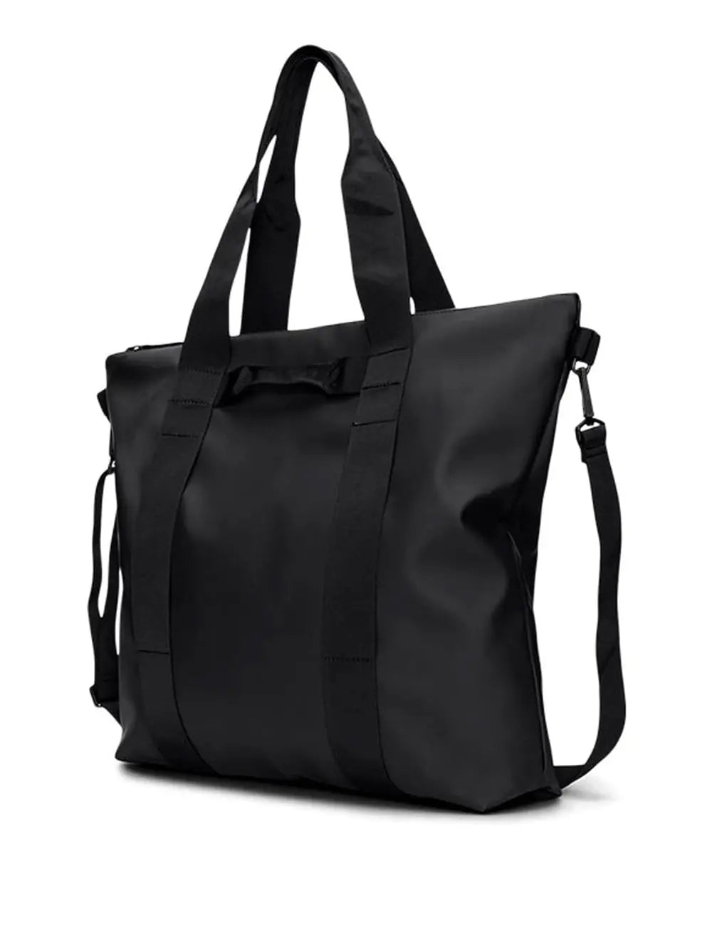 Borsa Rains Unisex Tote Nero Rains  Angolo dello Sport