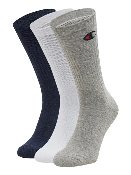 Calze Sportive Champion 3Pk Crew Uomo - Multicolore