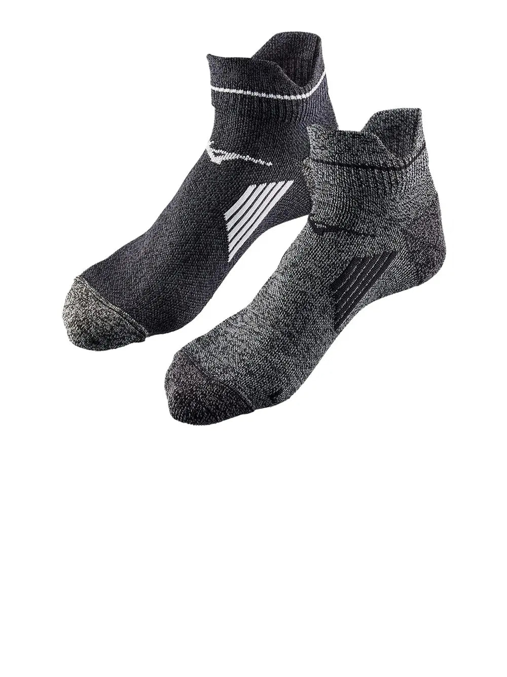 Calze Sportive Mizuno Unisex Active Tr Mid 2p Sock Grigio Mizuno  Angolo dello Sport