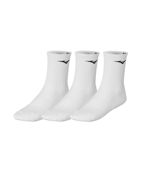 Calze Sportive Training 3p Socks Mizuno Unisex - Bianco