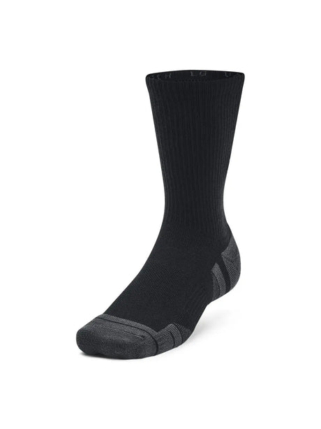 Calze Sportive Under Armour PERFORMANCE TECH 3PK CREW Unisex - Nero
