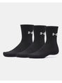 Calze Sportive Under Armour UA PERFORMANCE COTTON 3P CRW Unisex - Nero