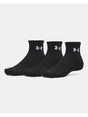 Calze Sportive Under Armour UA PERFORMANCE COTTON 3P QTR Unisex - Nero
