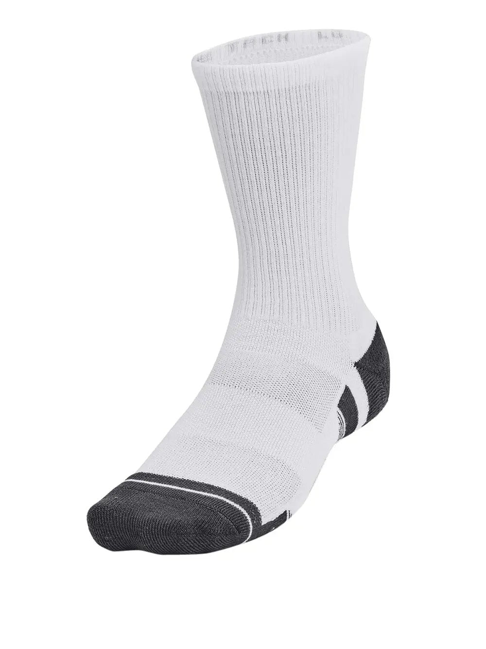 Calze Sportive Under Armour Unisex Ua Performance Tech 3pk Crew Bianco Under Armour  Angolo dello Sport