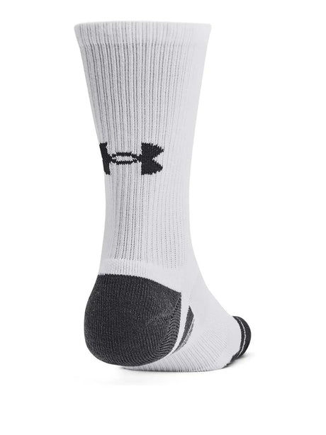 Calze Sportive Under Armour Unisex Ua Performance Tech 3pk Crew Bianco Under Armour  Angolo dello Sport