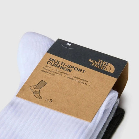 Calze THE NORTH FACE Uomo MULTI SPORT CUSH CREW 3P Multicolore THE NORTH FACE  Angolo dello Sport