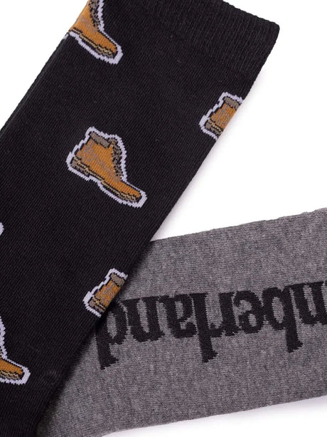 Calze Timberland Unisex All Over Print Nero Timberland  Angolo dello Sport