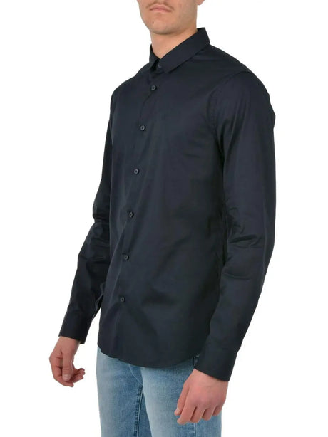 Camicia Armani Exchange Uomo Navy Armani  Angolo dello Sport