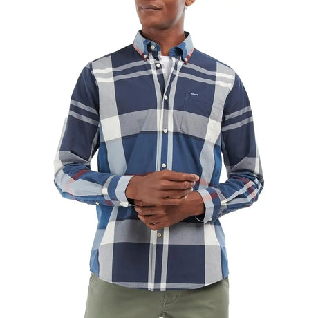 Camicia BARBOUR Uomo harris tailored Blu BARBOUR  Angolo dello Sport