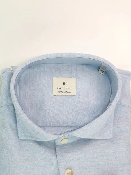 Camicia Bastoncino Uomo Simo Collo 164 Celeste Bastoncino  Angolo dello Sport