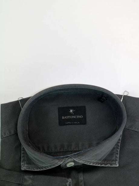 Camicia Bastoncino Uomo Simo Collo 164 Grigio Bastoncino  Angolo dello Sport