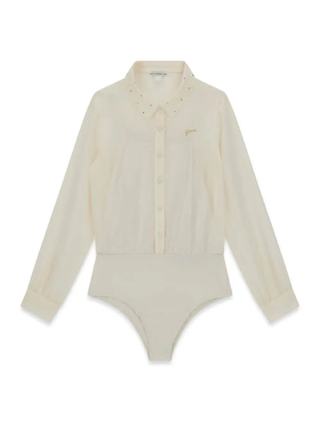 Camicia Guess CHIFFON LS CEREMONY Bambina - Avorio