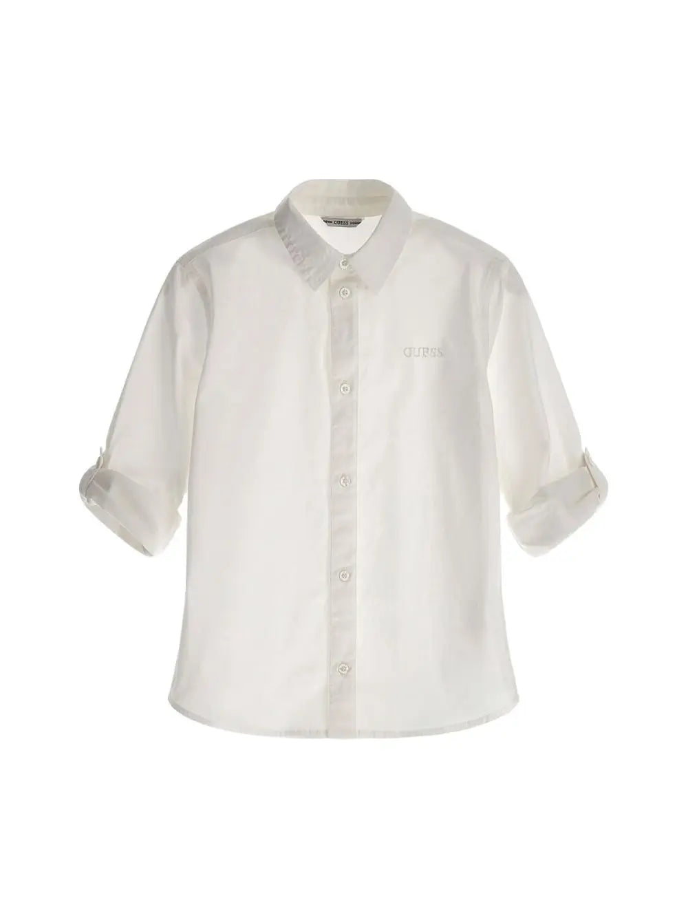 Camicia Guess str poplin adj Bambino - Bianco