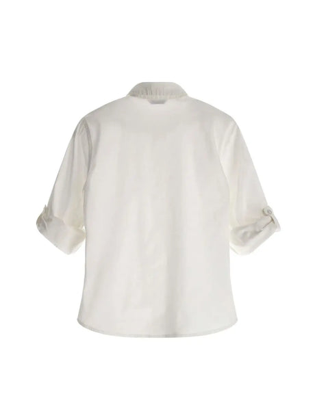 Camicia Guess str poplin adj Bambino - Bianco