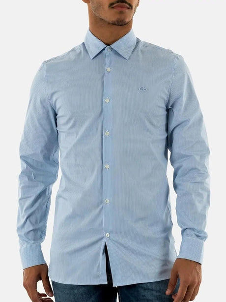 Camicia Lacoste Uomo Celeste Lacoste  Angolo dello Sport