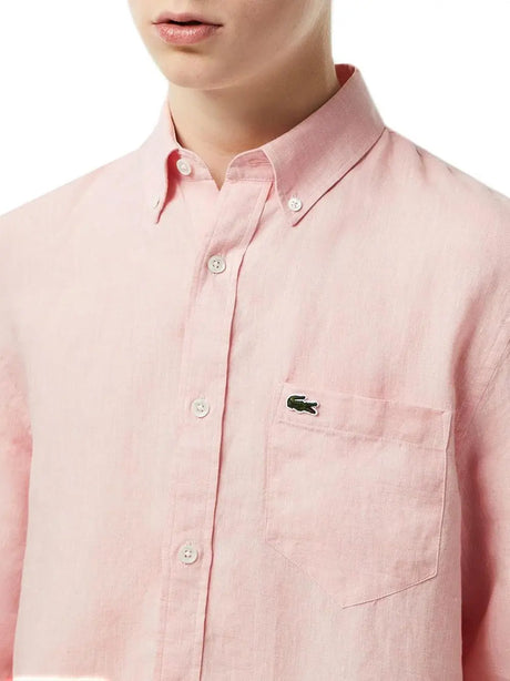 Camicia Lacoste Uomo Rosa Lacoste  Angolo dello Sport