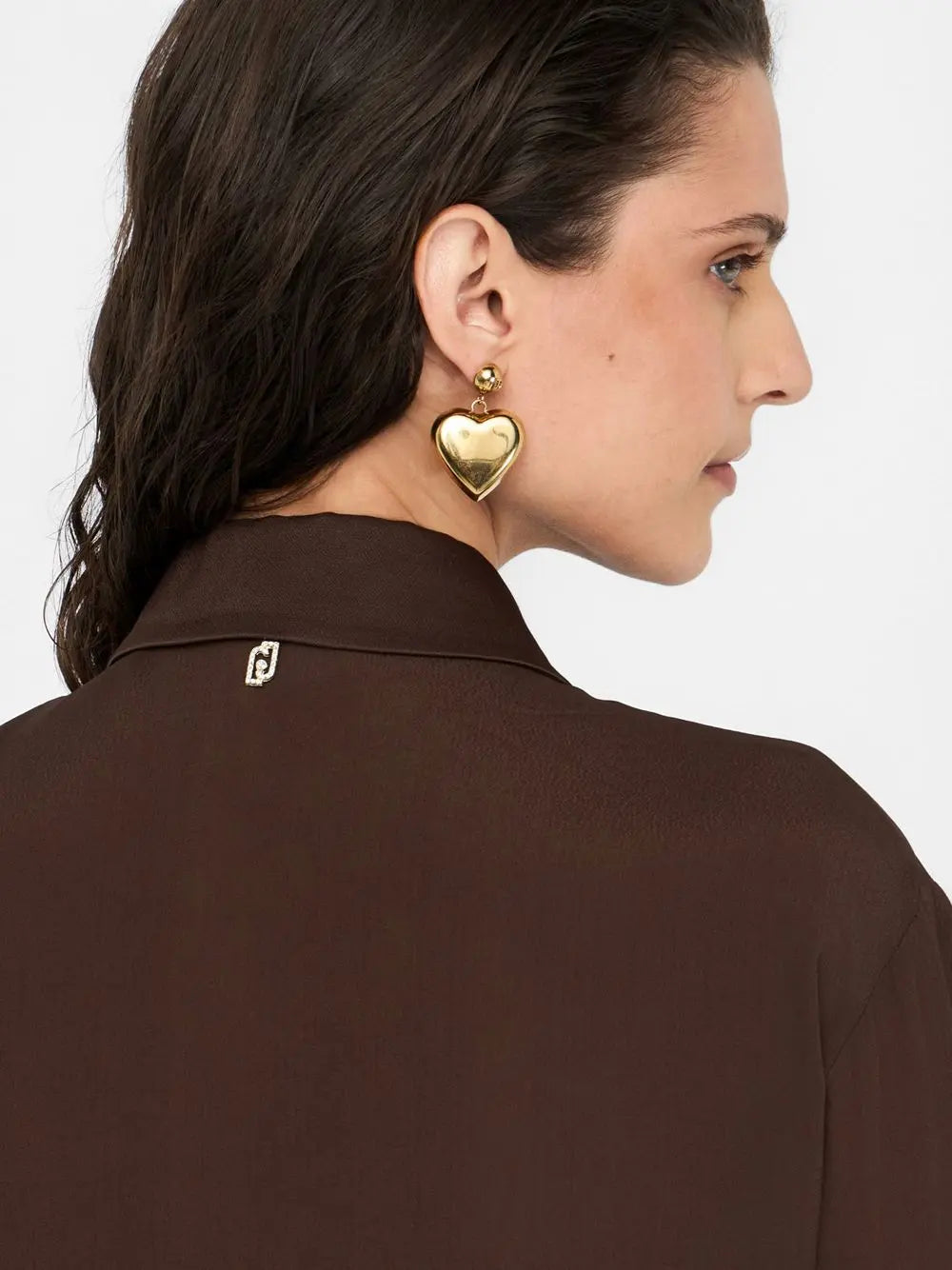 Camicia Liu Jo TS M/L Donna - Cioccolato