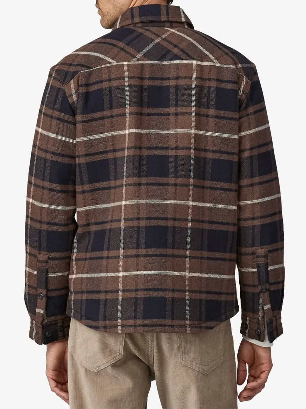 Camicia Patagonia Uomo Lw Insulated Fjord Flannel Shirt Marrone Patagonia  Angolo dello Sport