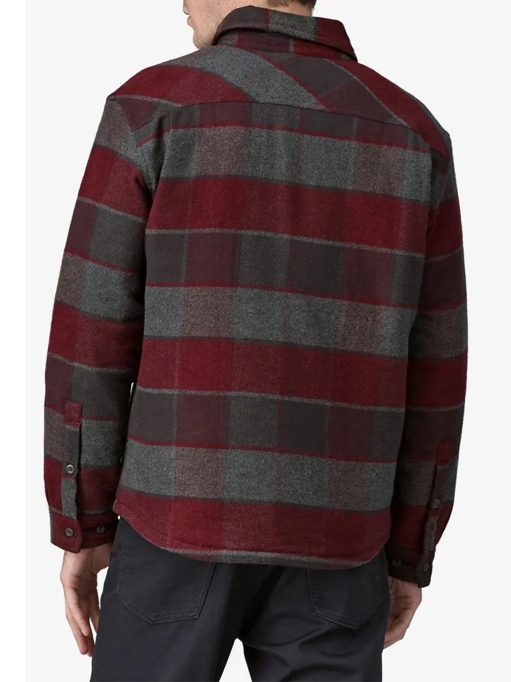 Camicia Patagonia Uomo Lw Insulated Fjord Flannel Shirt Nero Patagonia  Angolo dello Sport