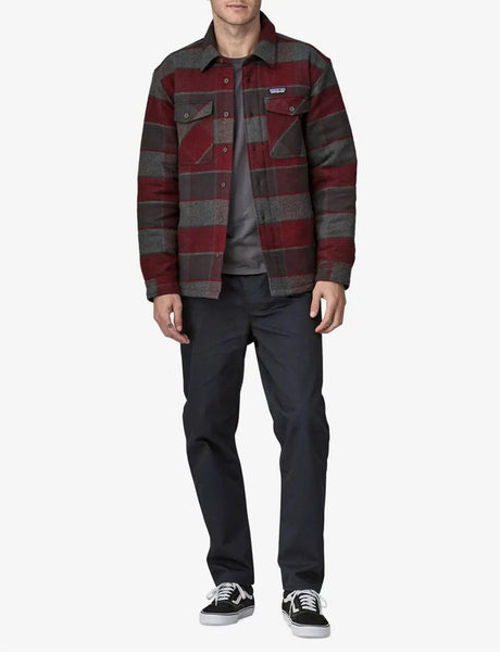 Camicia Patagonia Uomo Lw Insulated Fjord Flannel Shirt Nero Patagonia  Angolo dello Sport
