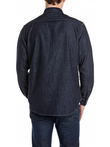 Camicia Replay Uomo - Blu