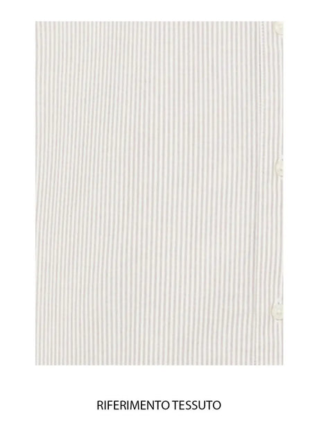 Camicia Roy Roger's BOTTON DOWN OXFORD STRIPE WASHED Uomo - Bianco