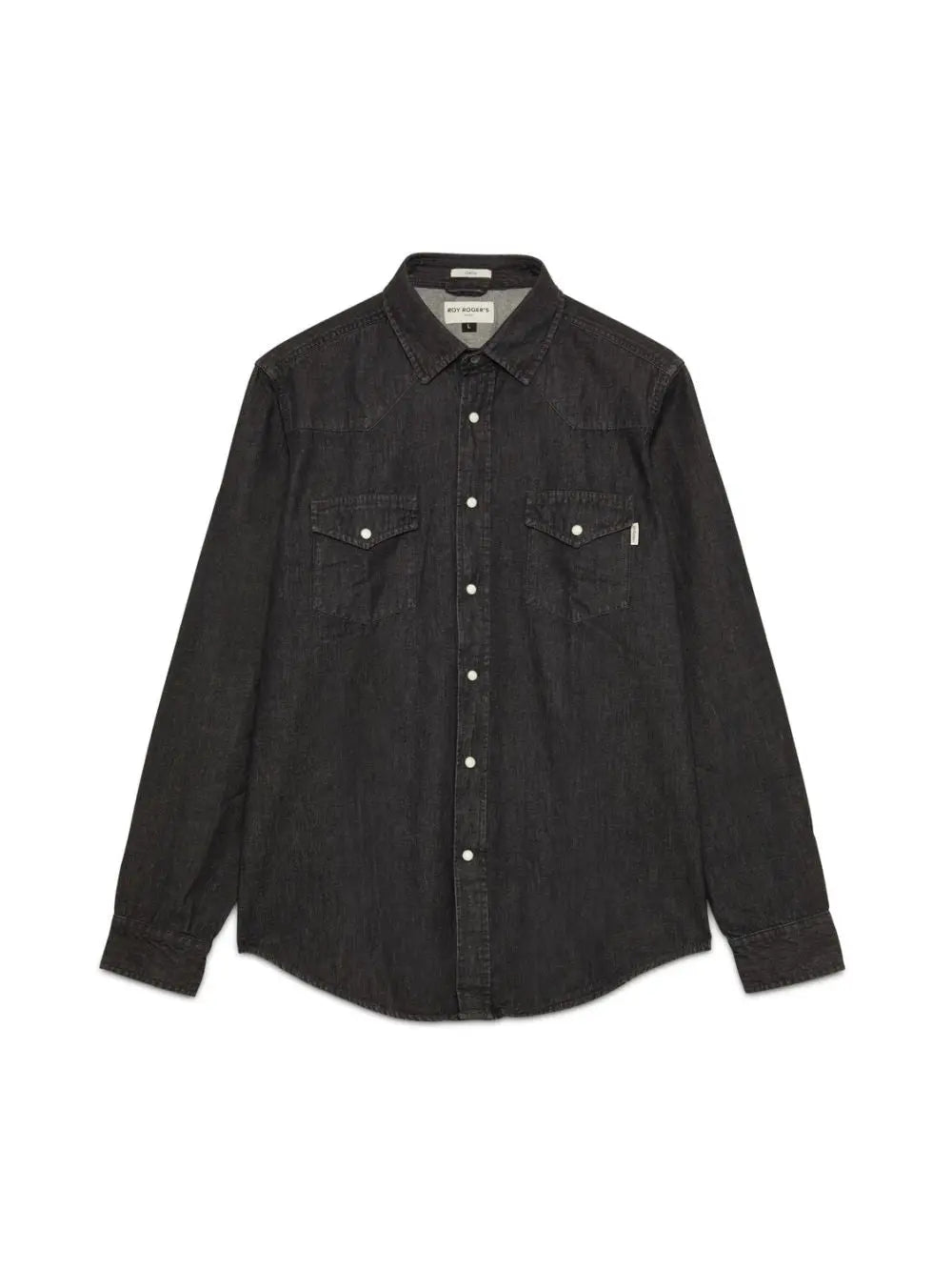 Camicia Roy Roger's MARTIN DENIM BLACK DARK WASH Uomo - Nero