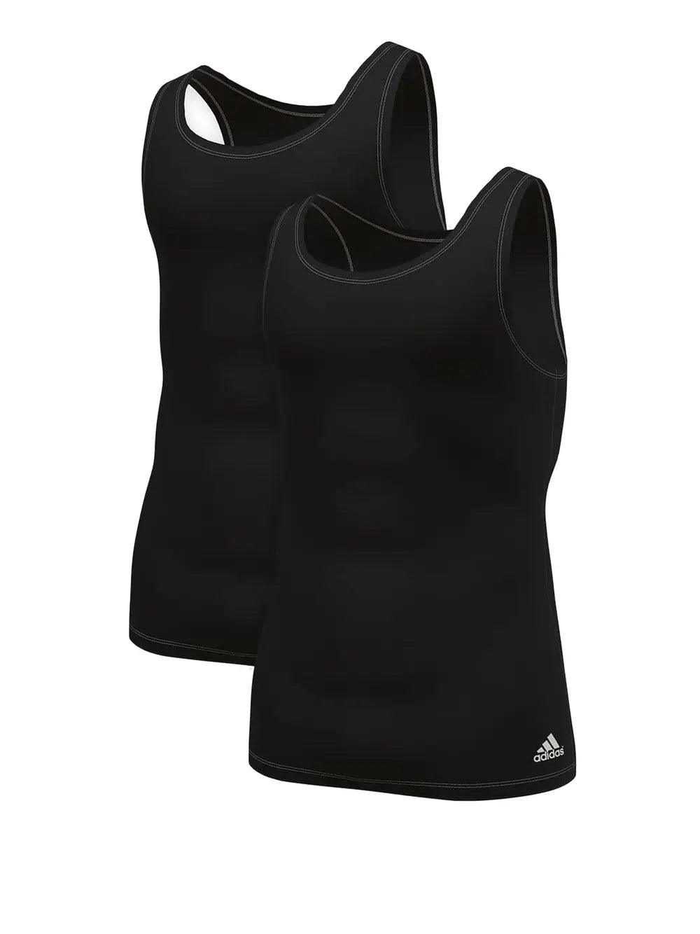 Canottiera Adidas Uomo Afc - 2pk Tank Top Nero Adidas  Angolo dello Sport