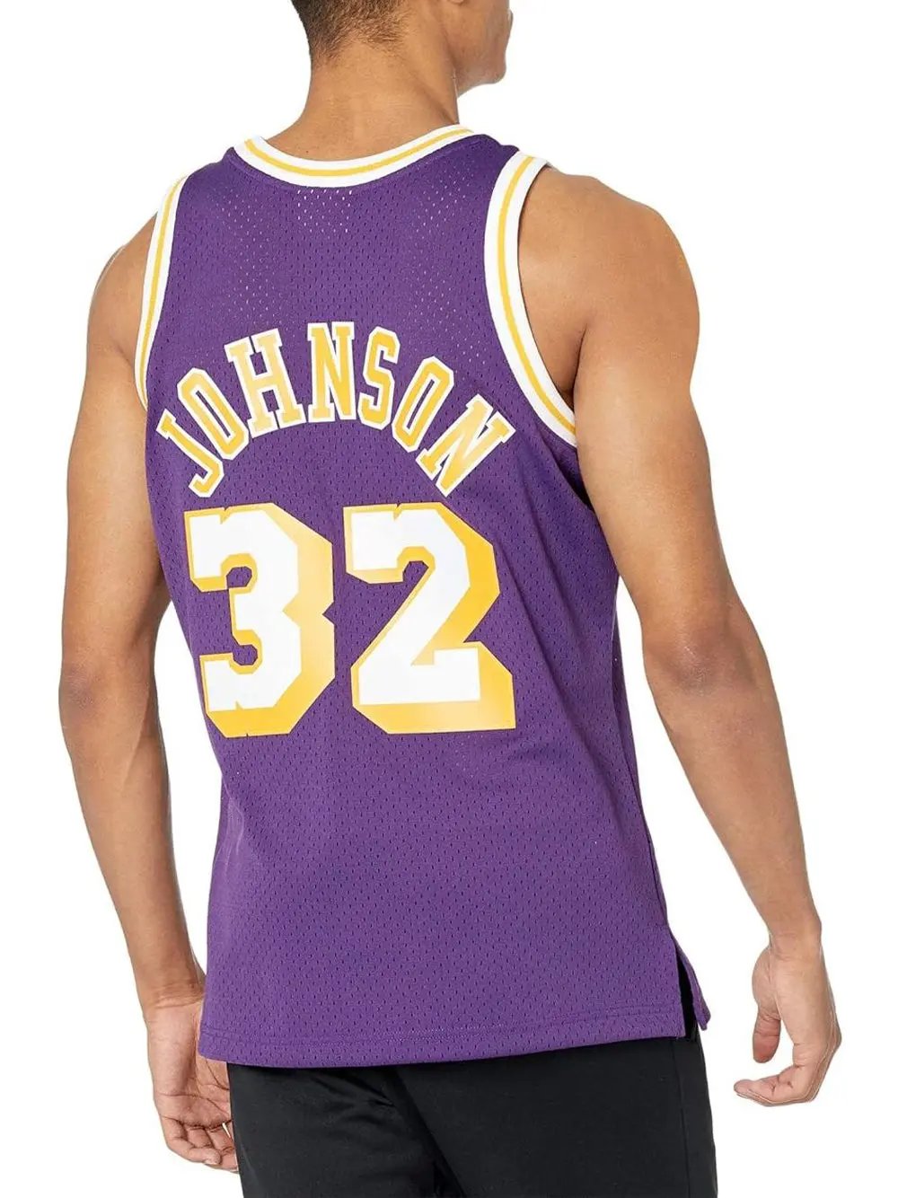 Canottiera Sportiva M&n Unisex Los Angeles Lakers Viola M&N  Angolo dello Sport
