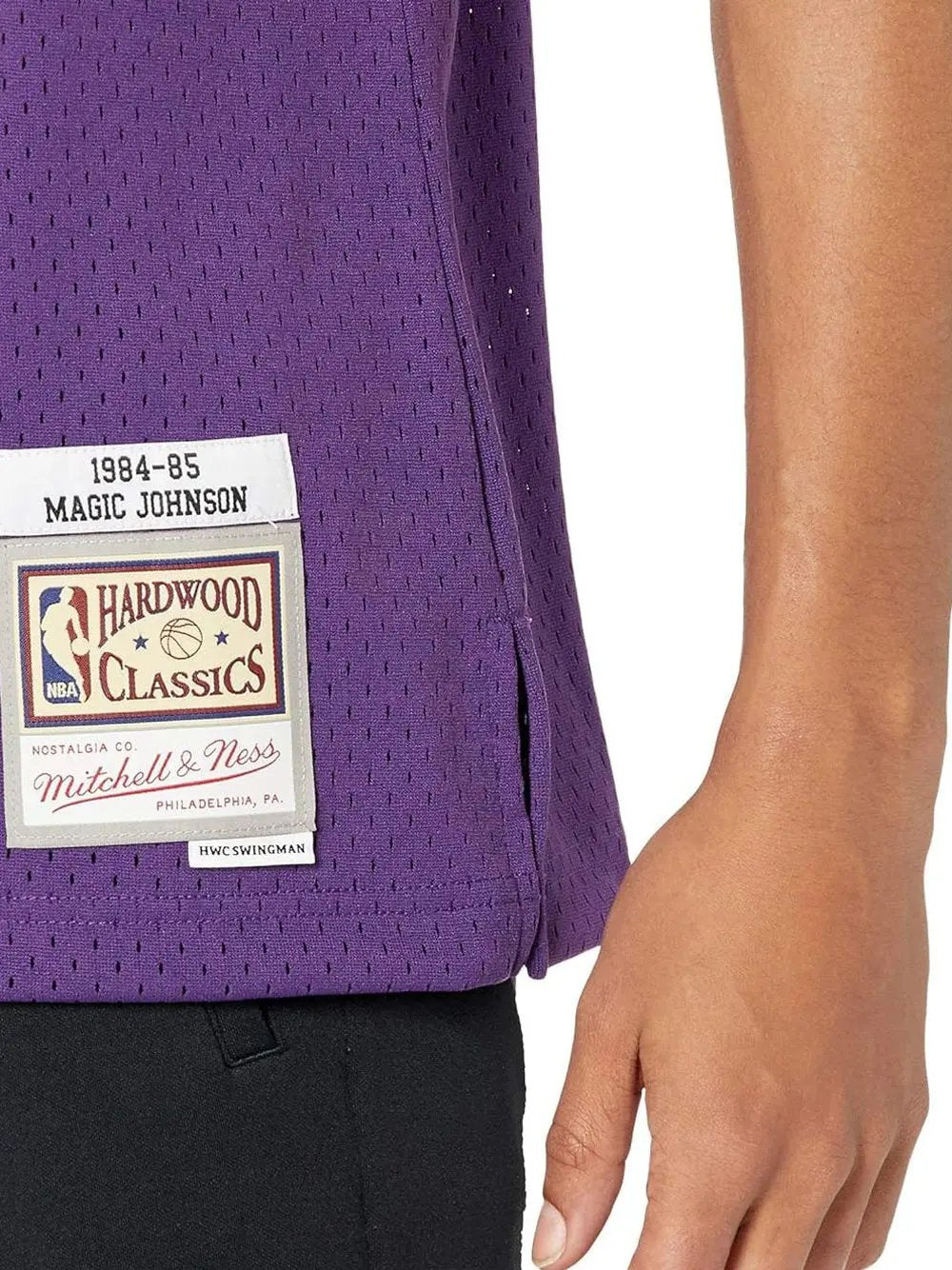 Canottiera Sportiva M&n Unisex Los Angeles Lakers Viola M&N  Angolo dello Sport