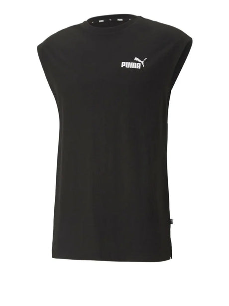 Canottiera Sportiva Puma Uomo Ess Sleeveless Nero Puma  Angolo dello Sport
