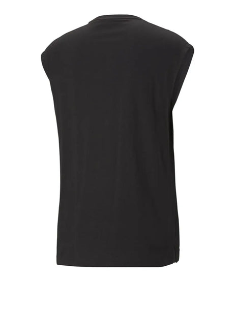 Canottiera Sportiva Puma Uomo Ess Sleeveless Nero Puma  Angolo dello Sport