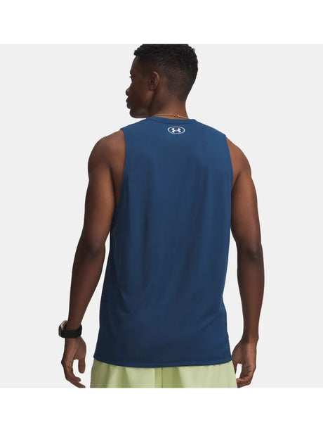 Canottiera Sportiva Under Armour UA TECH Uomo - Blu