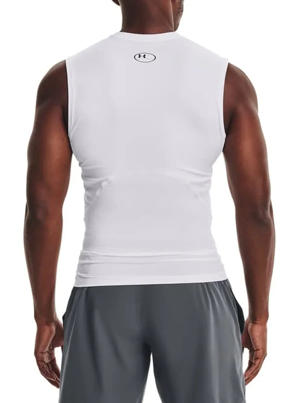 Canottiera Sportiva Under Armour Uomo Bianco Under Armour  Angolo dello Sport